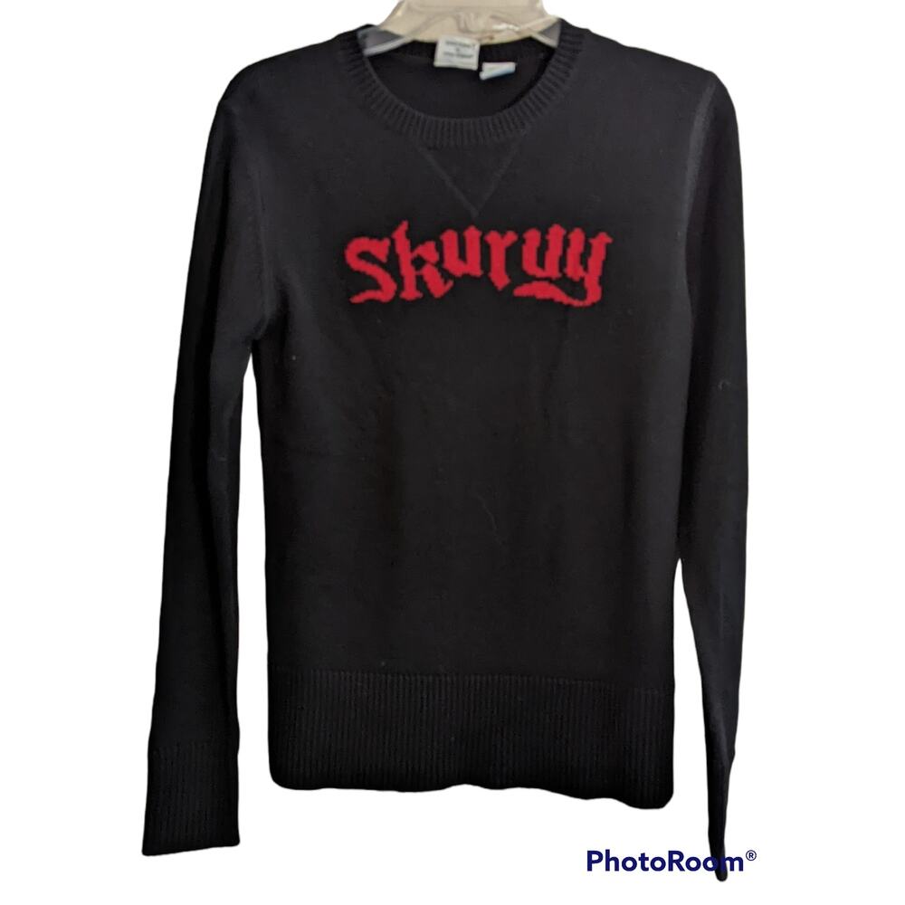 NWT 2004 VTG Paul Frank Skurvy Bottle Rocket Knitted Sweater Fall Winter Y2K L
